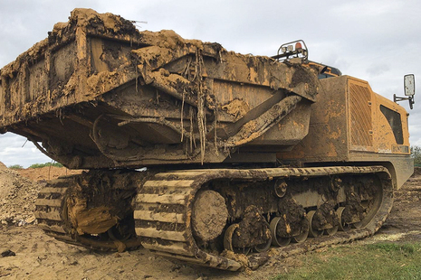 Removal of ochre residues and reed bed detritus