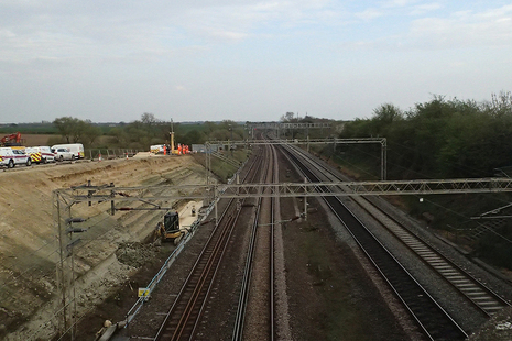 West Coast Main Line near Roade