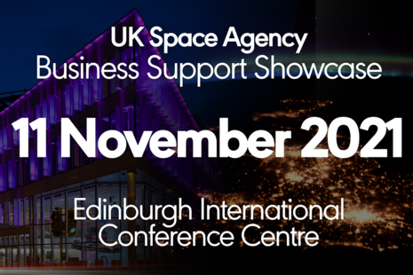 UK Space Agency, Business Support Showcase, 11 November 2021, Edinburgh International Conference Centre