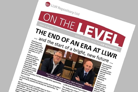 Front cover of On The Level Newsletter