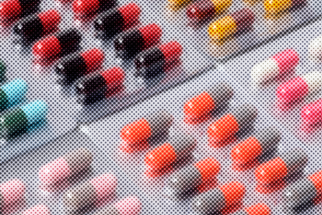 a blister pack of medication