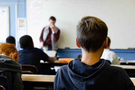 Students in a classroom