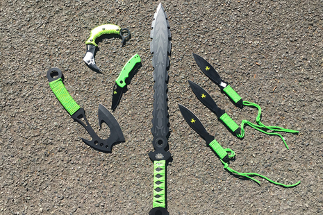 Ban on knives, firearms and offensive weapons comes into force article