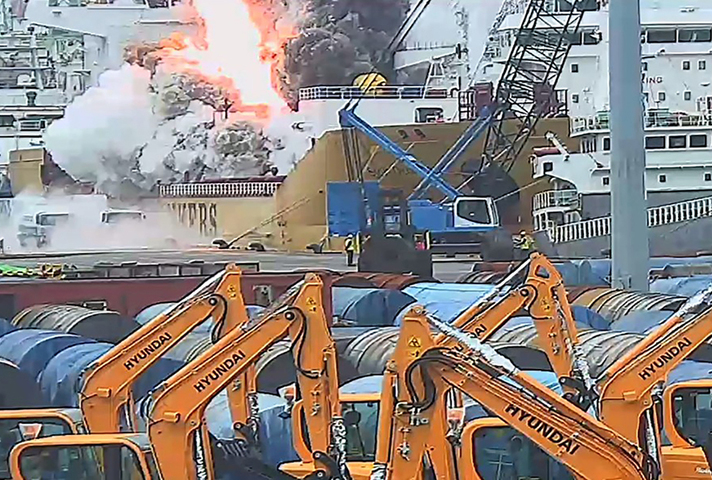 Vapour ignition on board Stolt Groenland