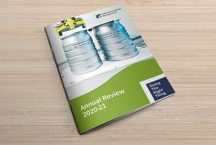 Annual Review 2020-21 on desk