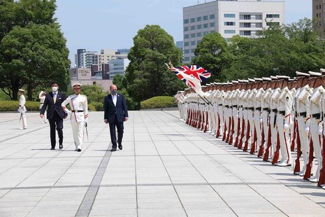The Defence Secretary in Japan