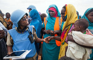 UN Peacekeeper in Darfur (UN Photo)