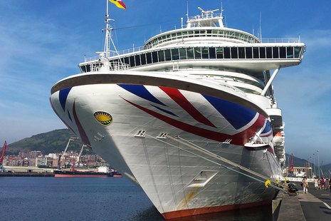 Cruise ship.