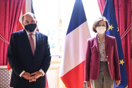 Ben Wallace and Florence Parly met in Paris to discuss the UK-France defence partnership