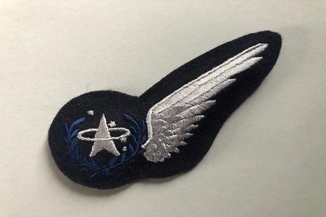 Space Operator badges from UK Space Command launch