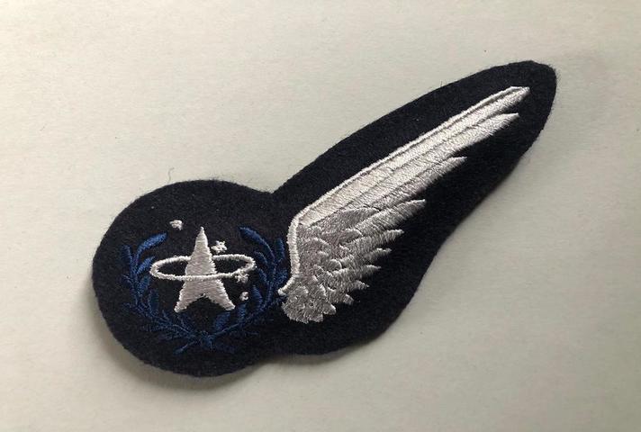 Space Operator badges from UK Space Command launch