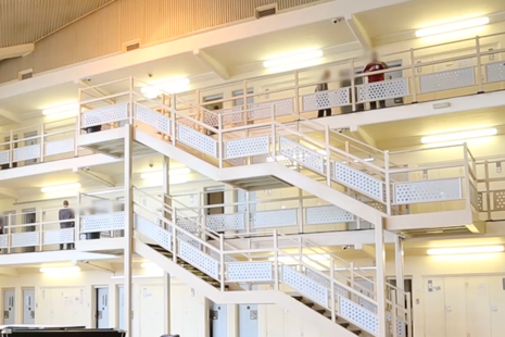 Interior image of prison
