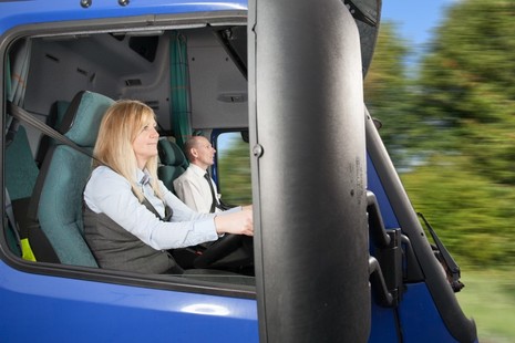 HGV driver test.