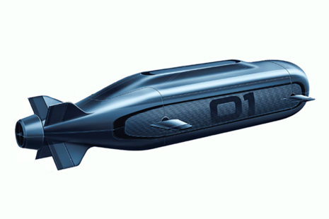 Green submarine.