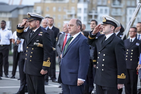 Defence Secretary Ben Wallace attends the Society of Maritime Industries reception