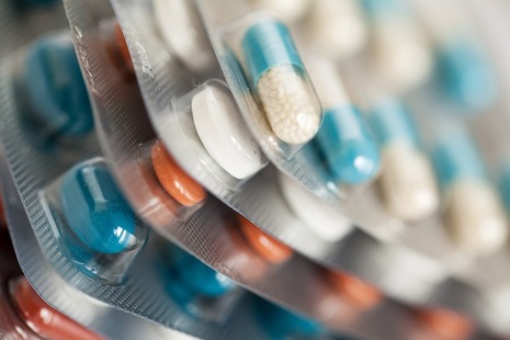 Blister pack of pills