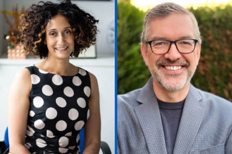 Photo of Katharine Birbalsingh and Alun Francis
