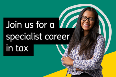 Join us for a specialist career in tax