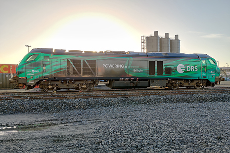 The new green design for Direct Rail Services’ (DRS) 68006 