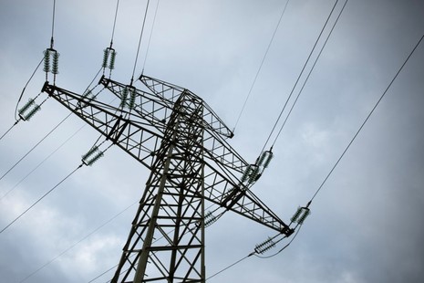 Electricity pylons