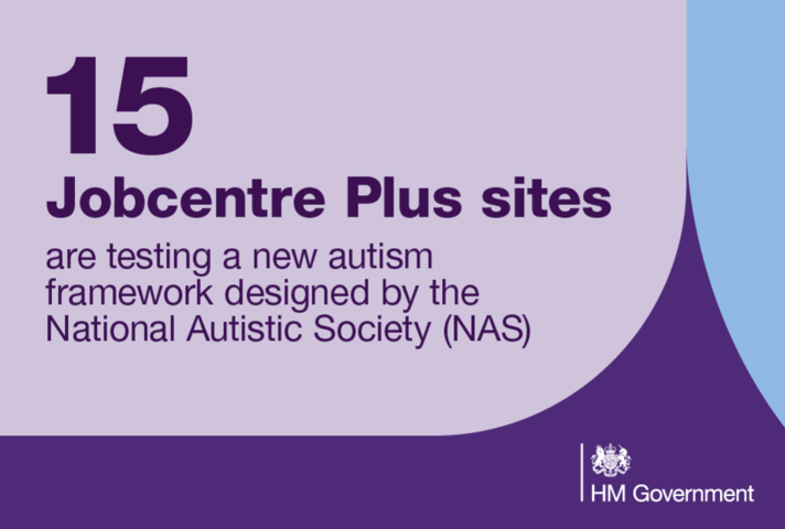 15 Jobcentre Plus sites are testing a new autism framework designed by the National Autism Society (NAS)