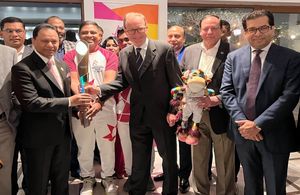 The Queen’s Baton Relay arrives in Bangladesh