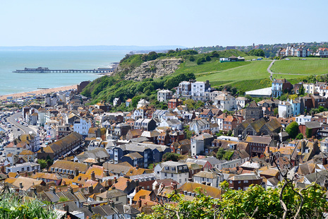 Hastings aerial view