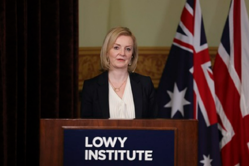 Read ‘Foreign Secretary Liz Truss' speech to the Lowy Institute’ article
