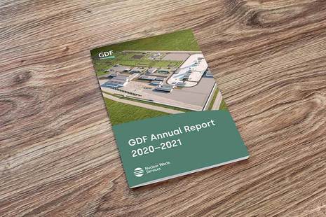 Image of GDF Annual Report 2020-2021 cover