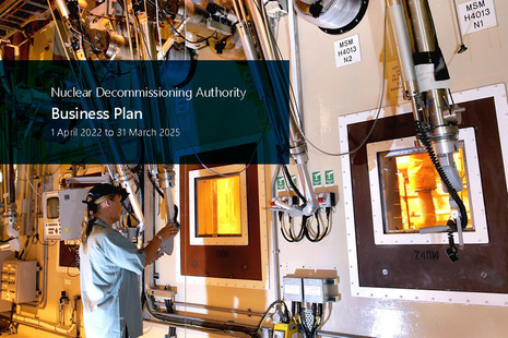 Nuclear Decommissioning Authority: Business Plan 2022 to 2025 front cover