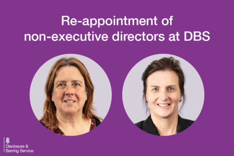 Photograph of Mary Cunneen and Samantha Durrant, non-executive directors of the DBS board.