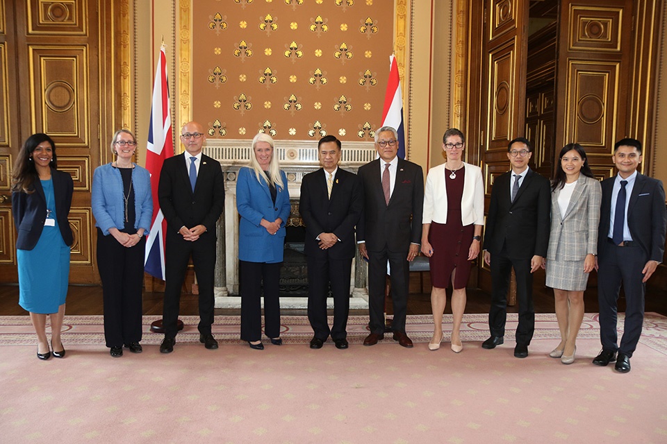 Делегации Таиланда и Великобритании на Стратегическом диалоге 2022 г.