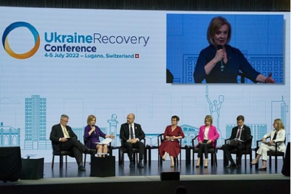 Ukraine Recovery Conference Foreign Secretary's remarks, 4 July 2022