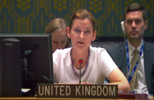 Alice Jacobs, UK Deputy Political Coordinator at the UN,