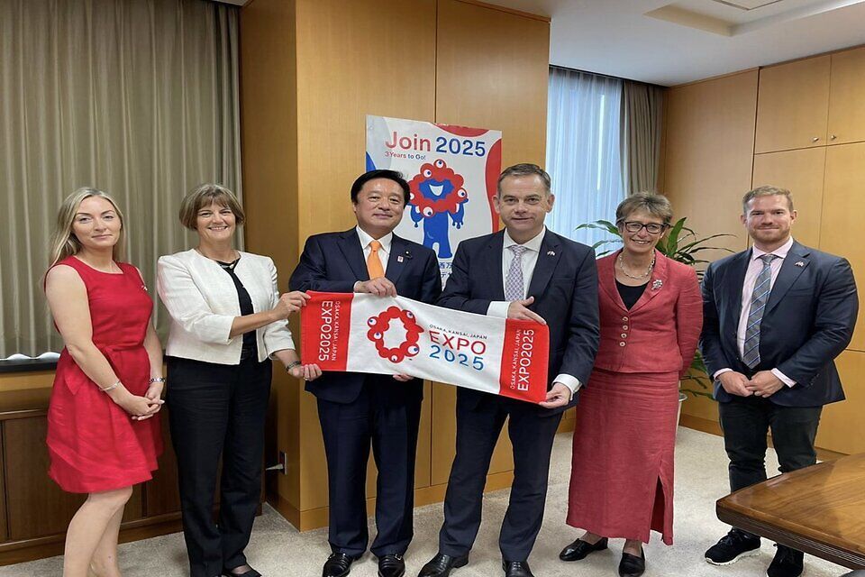 UK Minister visits Japan ahead of Osaka Expo 2025