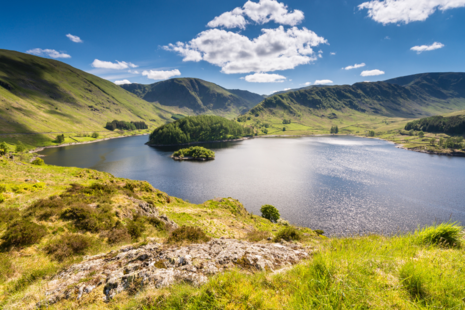 Haweswater Reservoir in Mardale Valley, Lake District.