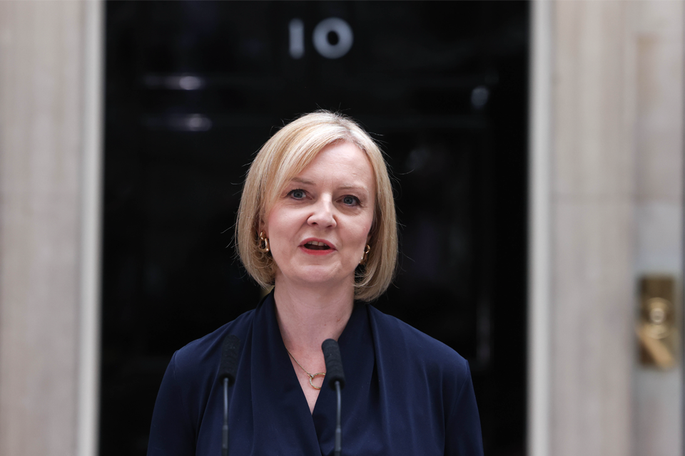 Liz Truss British prime minister
