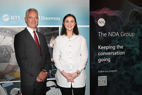 NDA CEO David Peattie with Scottish Minister Màiri McAllan, Minister for Environment and Land Reform