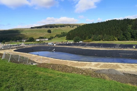 Haggs mine water treatment being built