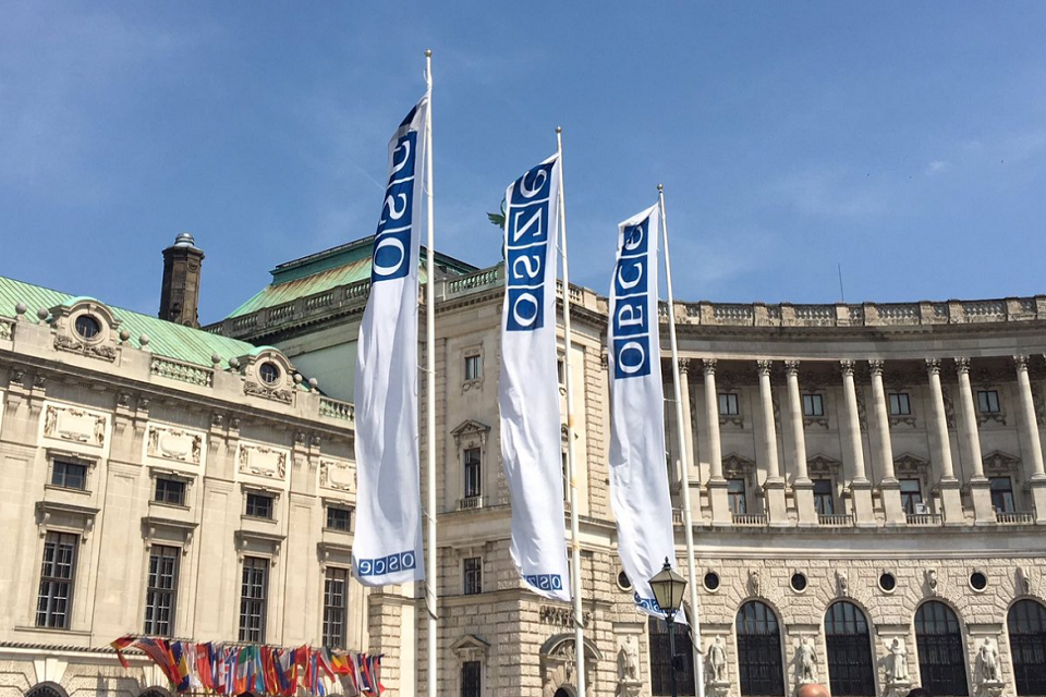 OSCE flags