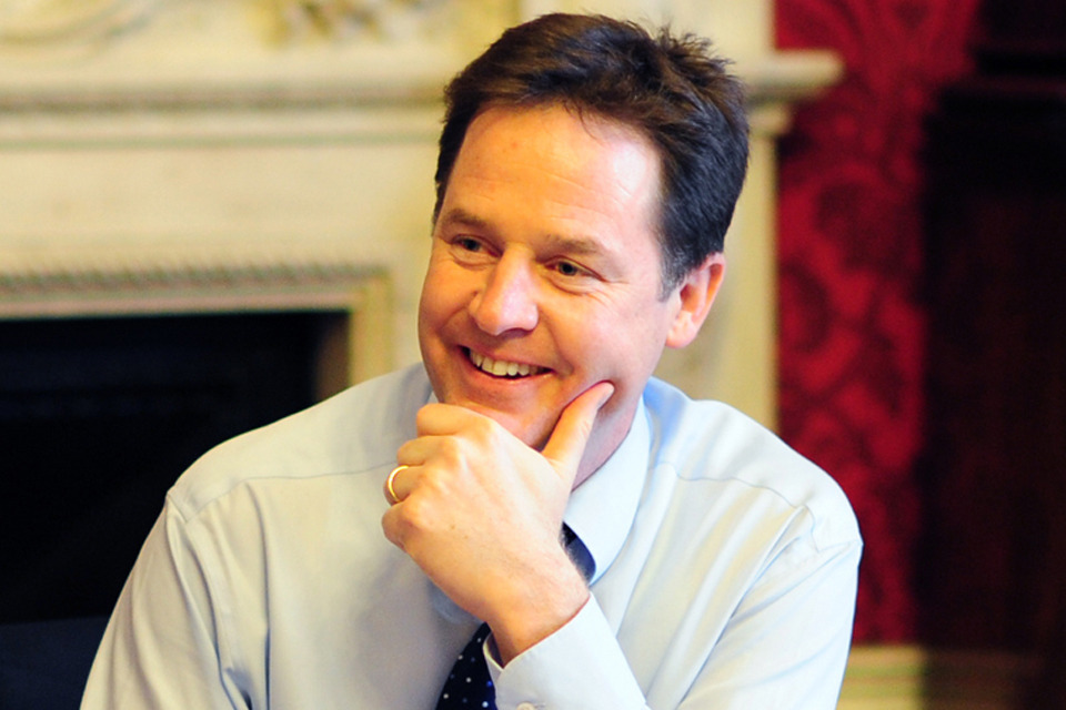 Deputy Prime Minister Nick Clegg