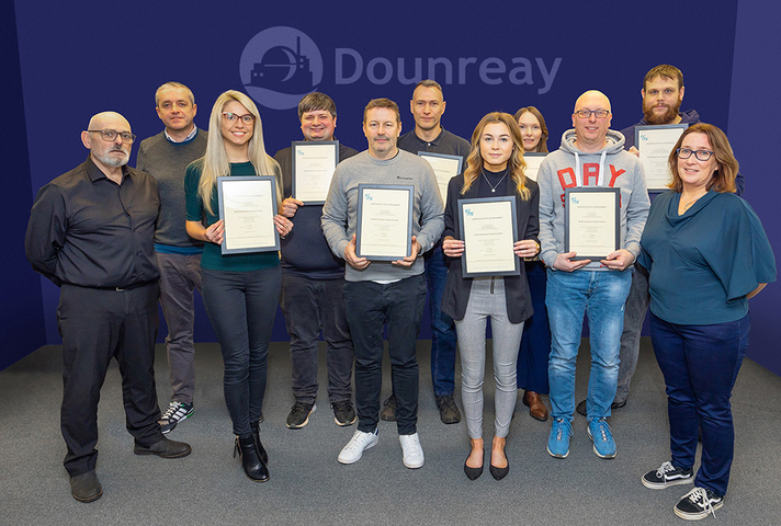 Dounreay project control trainees