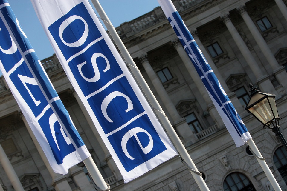 OSCE flags