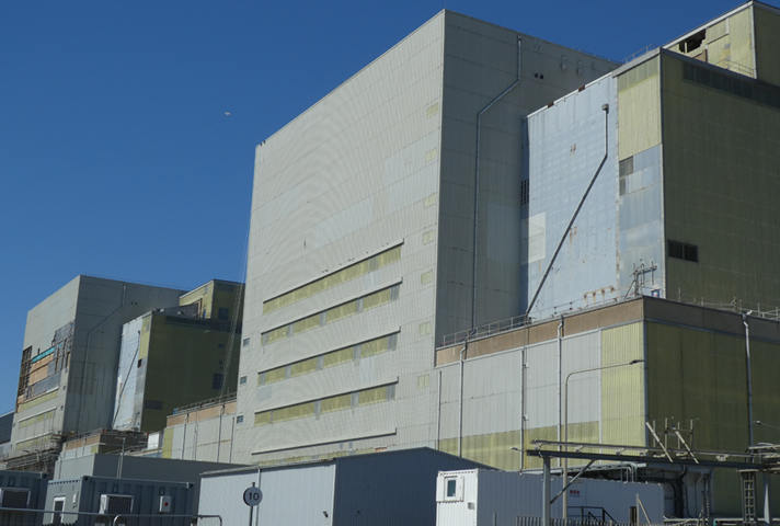 Dungeness site reactor buildings being repaired following storm damage in 2022