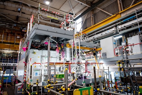 The Silo Emptying Machine on the Sellafield site in the Magnox Swarf Storage Silo