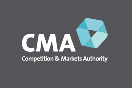 CMA logo on grey background.