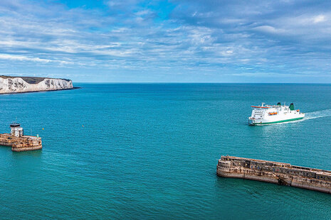 Cross-Channel ferry.