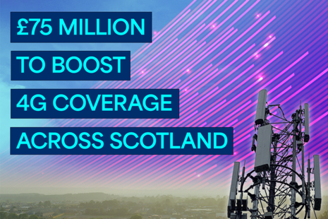 Жители и предприятия Шотландии получат значительный прирост 4G благодаря инвестициям в размере 75 миллионов фунтов стерлингов