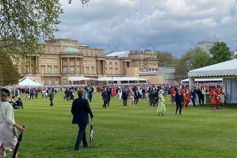 Attendees at the Royal Garden Party