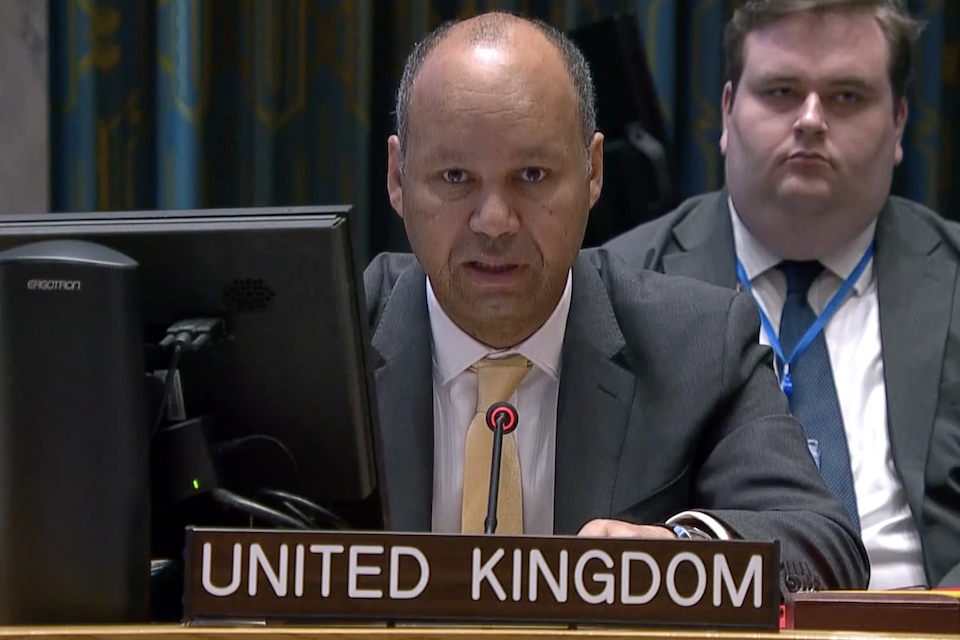 Посол Джеймс Кариуки в Совете Безопасности ООН